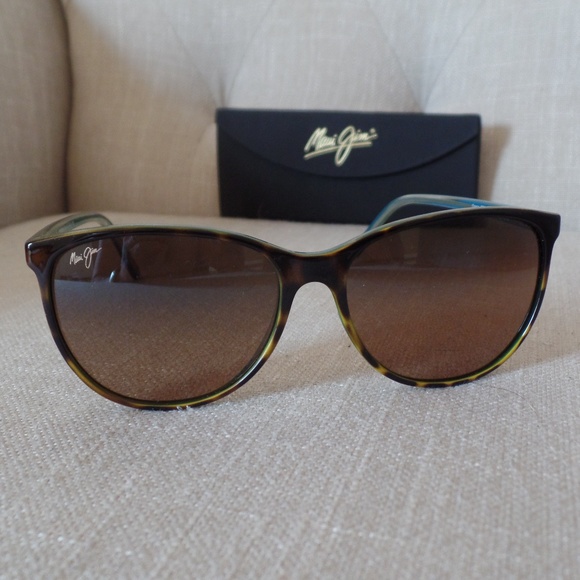 Maui Jim OCEAN Tortoise-Peacock Frame w/ Bronze Lens - Picture 2 of 10